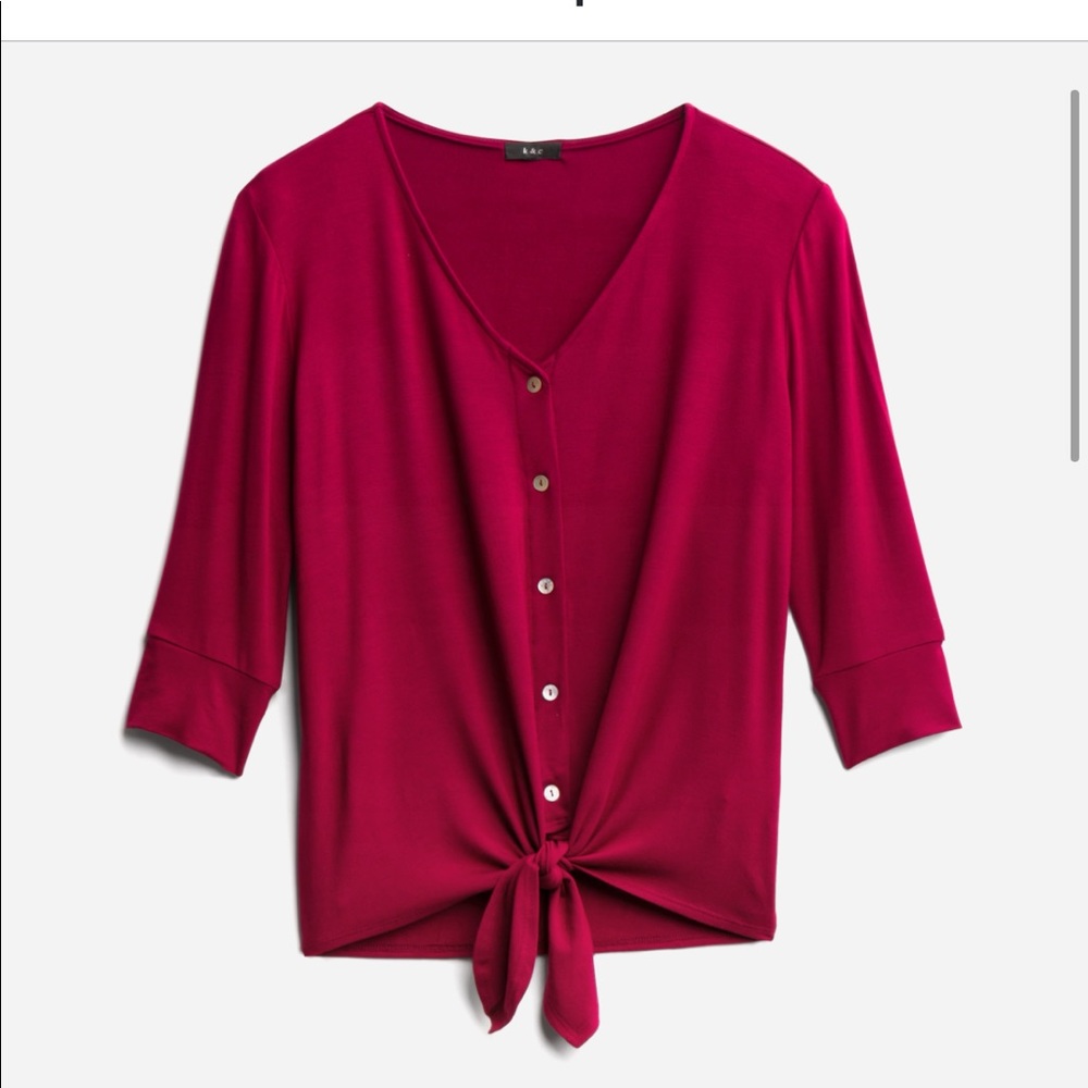 Rashida Button Down Knit Top